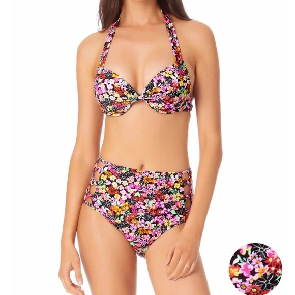 California Waves for Macys Strappy Side Bikini Bottom - Picture 7 of 7